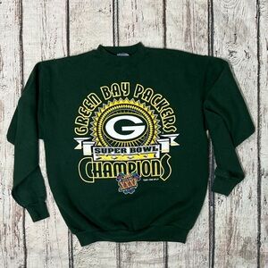 Vintage Green Bay Packers Super Bowl XXXI NFL Football Sweatshirt